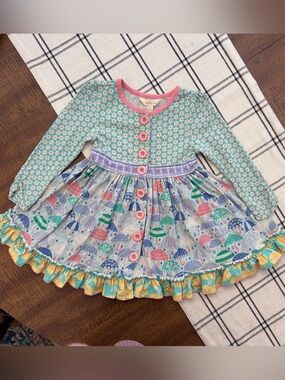 Matilda Jane 2T Twirl Dress with Umbrellas